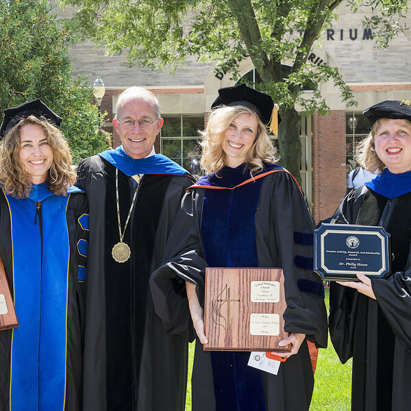 Adrian College honors faculty during Convocation