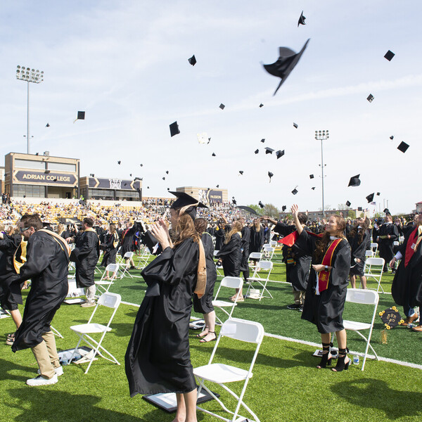 Seventy-two Lenawee County students receive degrees from Adrian College