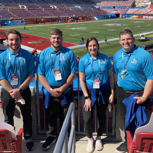 Adrian College Sport Management students attend National events