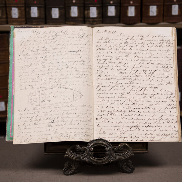 Abolitionist’s journal, archived in Adrian College’s Shipman Library, to be featured in book