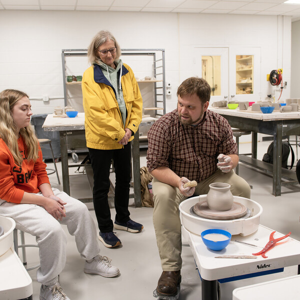 Stubnitz Foundation donation used to purchase 10 new potters’ wheels for AC ceramics class