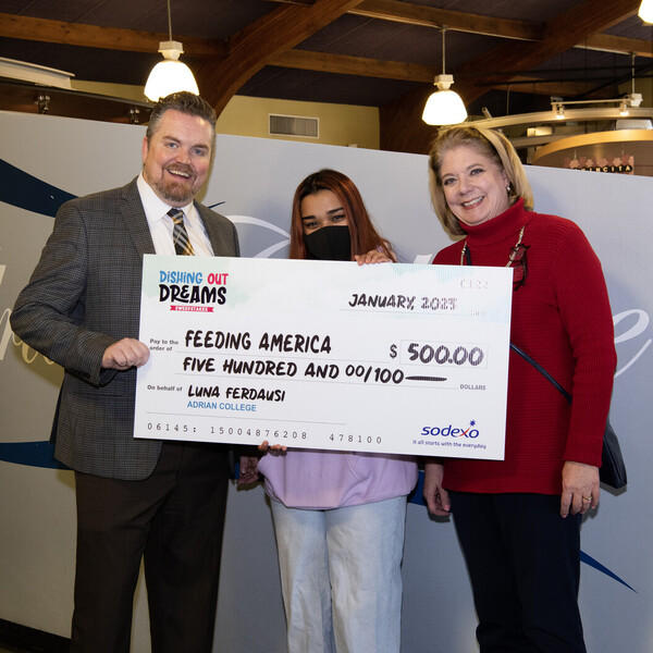 AC freshman one of 19 winners in Sodexo’s ‘Dishing Out Dreams’ National Sweepstakes